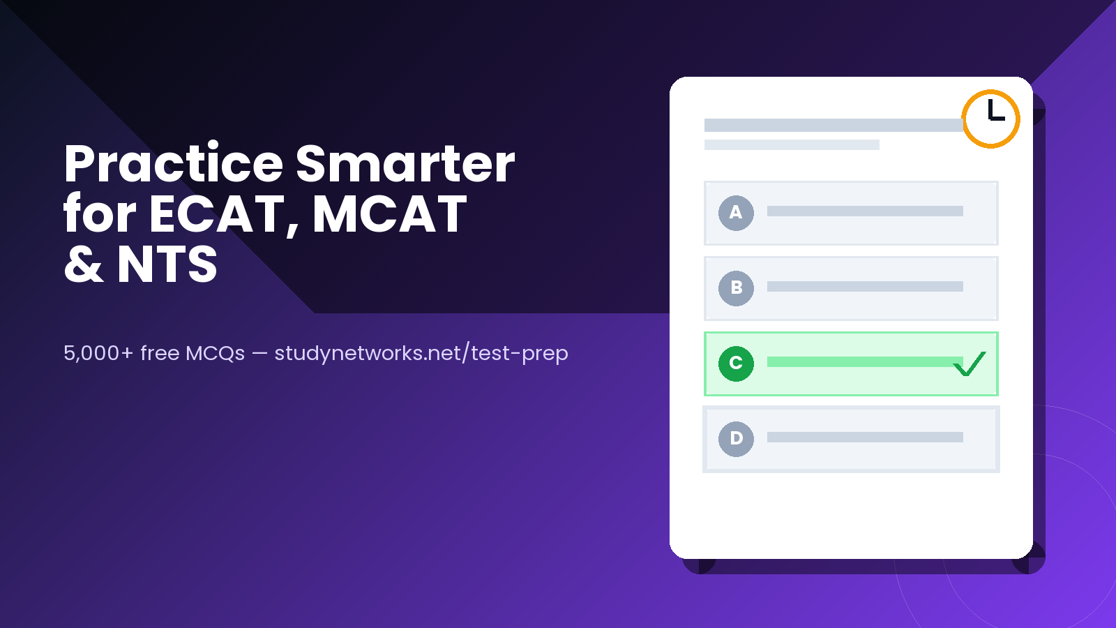 How to Actually Prepare for ECAT, MCAT and NTS